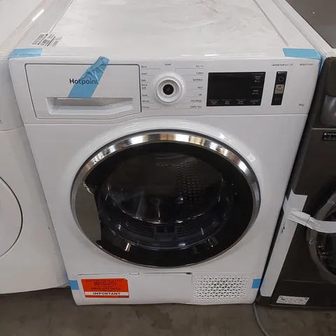 HOTPOINT NT-M118X3XB 8KG HEAT PUMP TUMBLE DRYER - WHITE