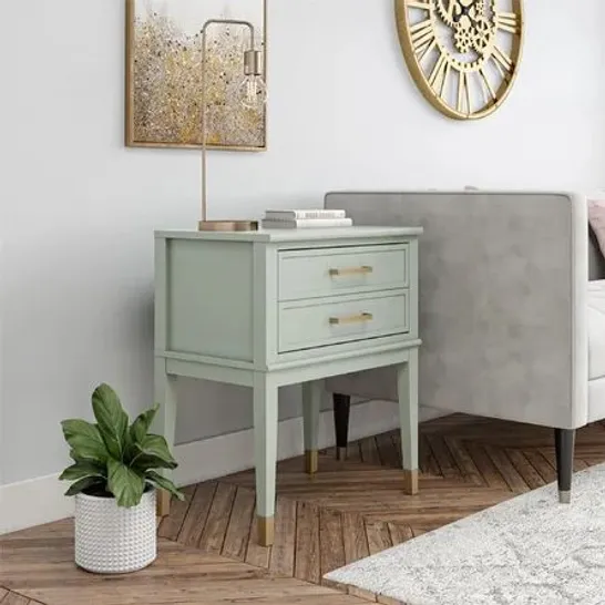 BOXED WESTERLEIGH 1 DRAWER BEDSIDE TABLE GREY