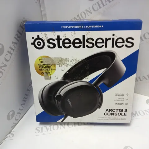 BOXED STEELSERIES ARTCIS 3 CONSOLE HEADSET