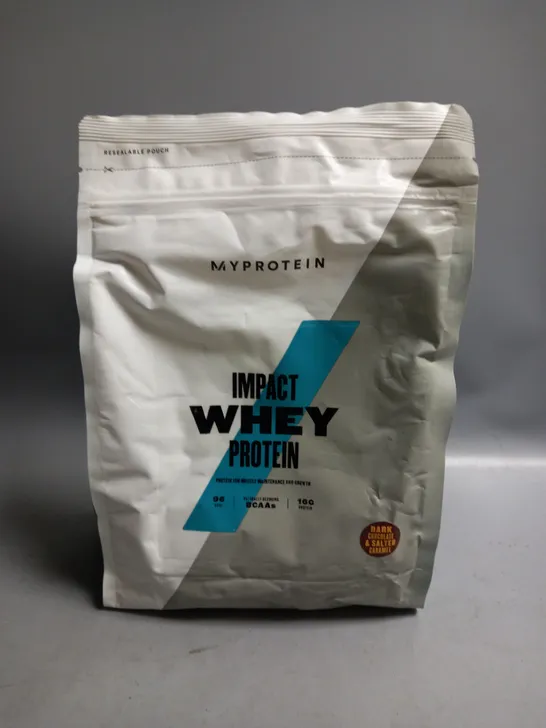 MYPROTEIN IMPACT WHEY PROTEIN 1KG DARK CHOCOLATE & SALTED CARAMEL