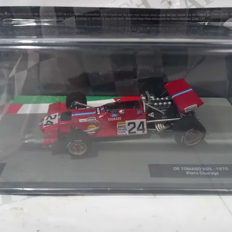 FORMULA ONE 1:43 SCALE MODEL CAR - DE TOMASO 505 (1970) PIERS COURAGE