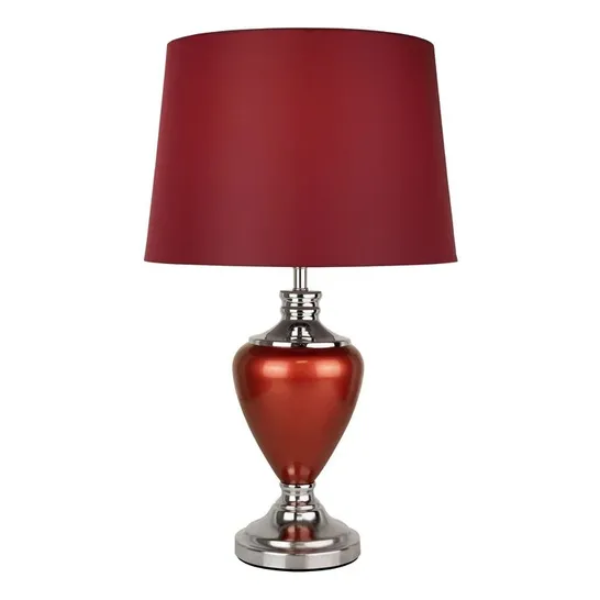 BOXED EDIE 57cm MODERN CLASSIC TANLE LAMP (1 BOX)