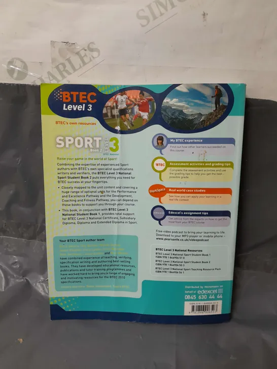 EDEXCEL BTEC LEVEL 3 NATIONAL SPORT BOOK 2: BOOK 2 (BTEC NATIONAL SPORT 2010)