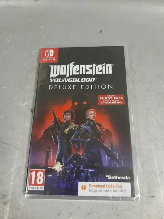 SEALED WOLFENSTEIN YOUNGBLOOD DELUXE EDITION FOR NINTENDO SWITCH 