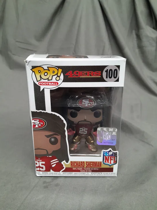 POP! FOOTBALL 49NERS - RICHARD SHERMAN VINYL FIGURE - 100