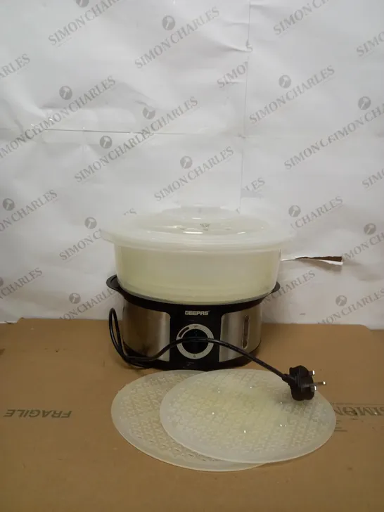 GEEPAS 3-TIER FOOD STEAMER