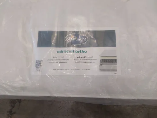 QUALITY BAGGED 5' KING SILENTNIGHT ECO COMFORT ORTHO MIRACOIL MATTRESS 