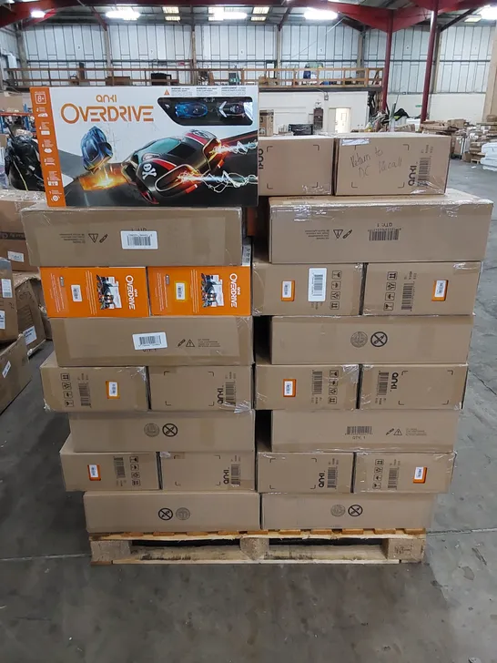 PALLET TO CONTAIN APPROXIMATELY 36 X ANKI OVERDRIVE RACING SETS - (RECALLED PRODUCT, DUE TO BATTERY ISSUES)