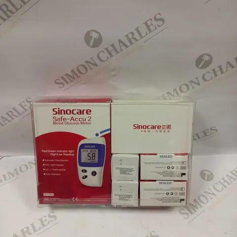 SINOCARE SAFE-ACCU 2 BLOOD GLUCOSE METER 