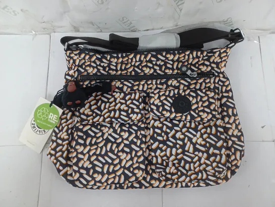 KIPLING SHOULDER BAG IN MINI BRUSH STROKE