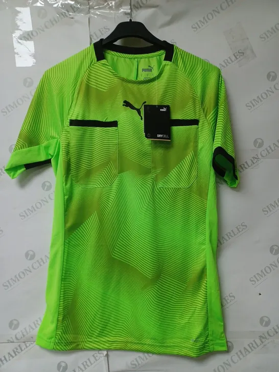 PUMA REFEREE JERSEY GREEN GECKO SIZE SMALL