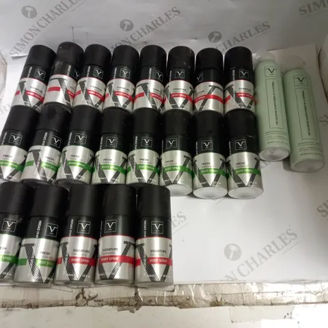 LOT OF APPROX 23 ASSORTED VERSACE BODY SPRAYS