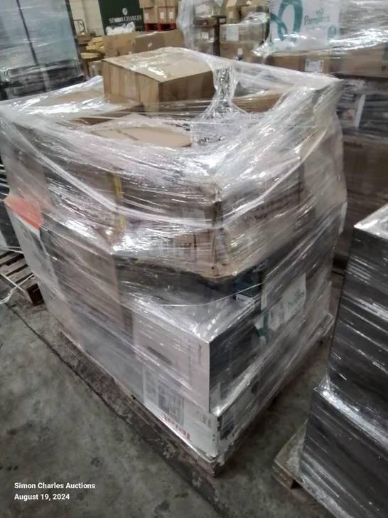 PALLET OF APPROXIMATELY 25 UNPROCESSED RAW RETURN HOUSEHOLD AND ELECTRICAL GOODS TO INCLUDE;