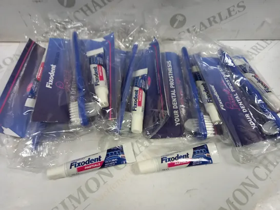 BOX OF 5 FIXODENT SEALANTS & BRUSHES 