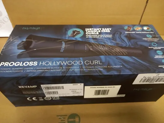 BOXED REVAMP PROGLOSS HOLLYWOOD CURL AUTOMATIC ROTATING SYSTEM