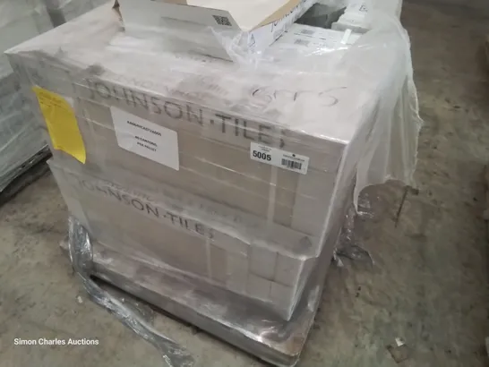 PALLET OF 40 × 5 BRAND NEW JOHNSONS CASTELLON FROST MARBLE MATT TILES EACH 597 × 297 × 10mm