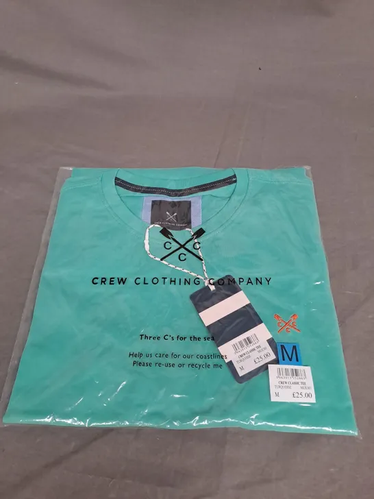 BAGGED CREW CLOTHING COMPANY CLASSIC CREW TEE SIZE M