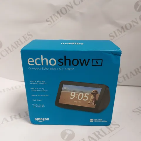 BOXED SEALED AMAZON ECHO SHOW