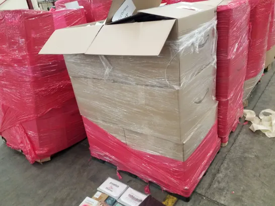 PALLET OF 6 BOXES CONTAINING ASSORTED PRODUCTS INCLUDING SCREEN PROTECTOR, DECK OF CARDS, STEPHEN HAWKING BOOK, RING ADJUSTERS, POCKET WATCH 