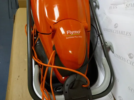 FLYMO EASIGLIDE PLUS 360V ELECTRIC HOVER COLLECT LAWNMOWER 