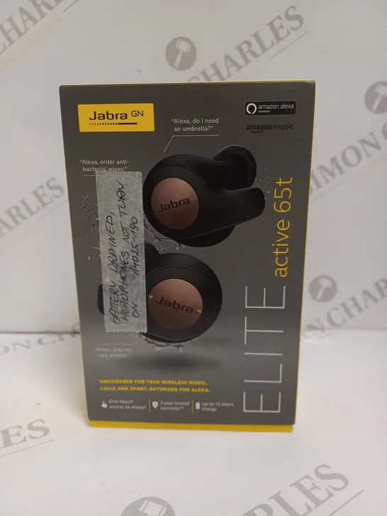 BOXED JABRA ELITE ACTIVE 65T EARBUDS