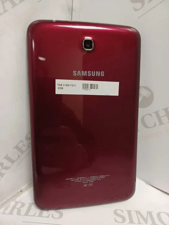 SAMSUNG GALAXY TAB 3 - RED SM-T211