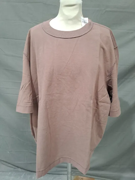 ABERCROMBIE & FITCH T-SHIRT IN BROWN SIZE XL