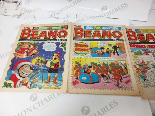 COLLECTION OF ASSORTED BEANO COMICS FROM 1989