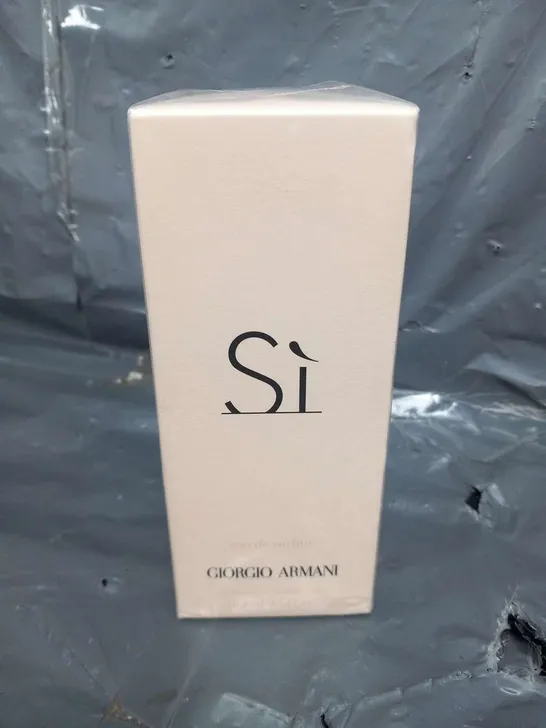 BOXED AND SEALED GIORGIO ARMANI SI  EAU DE PARFUM 100ML