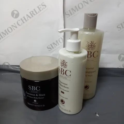 SBC 3 PIECE DEEP HYDRATION COCONUT FACE & BODY COLLECTION