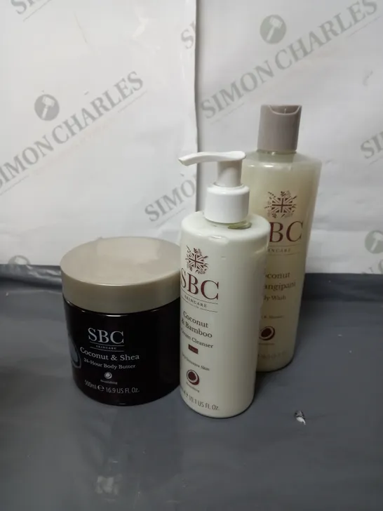 SBC 3 PIECE DEEP HYDRATION COCONUT FACE & BODY COLLECTION