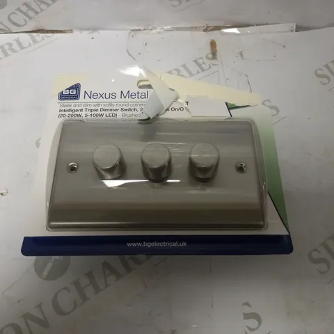 BG ELECTRICAL NEXUS METAL DIMMER SWITCH 