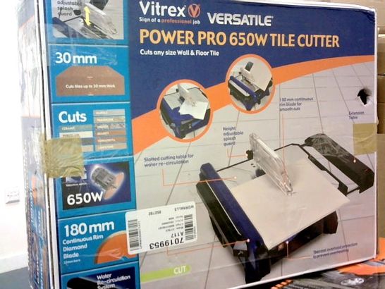 VITREX POWER PRO 650W TILE CUTTER