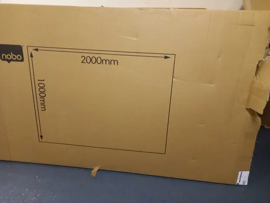 BOXED NOBO STEEL MAGNETIC WHITEBOARD 2000 * 1000MM