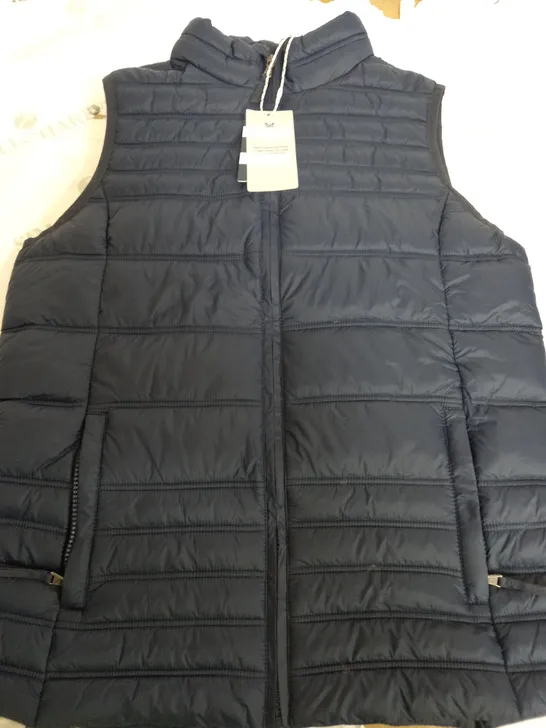 CREW CLOTHING COMPANY LIGHT WEIGHT GILET - SIZE 12