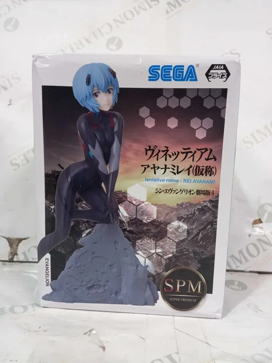 SEGA SUPER PREMIUM EVANGELION REI AYANAMI COLLECTIBLE FIGURE