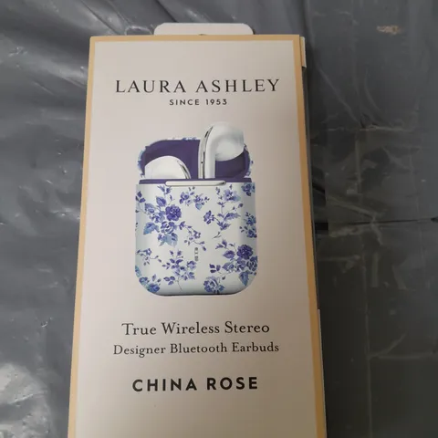 LAURA ASHLEY CHINA ROSE WREN TRUE WIRELESS STEREO DESIGNER BLUETOOTH EARBUDS