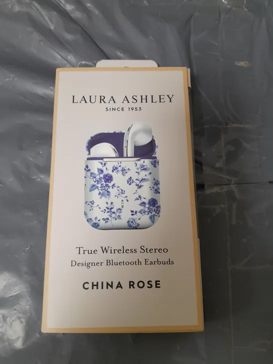 LAURA ASHLEY CHINA ROSE WREN TRUE WIRELESS STEREO DESIGNER BLUETOOTH EARBUDS