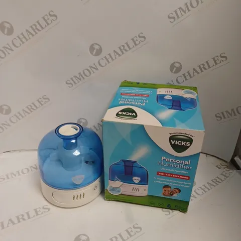 BOXED VICKS ULTRASONIC PERSONAL HUMIDIFIER 