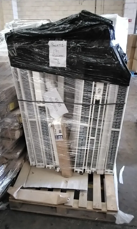 PALLET OF APPROXIMATELY 17 CONVECTOR RADIATORS TYPE 11, 21 & 22