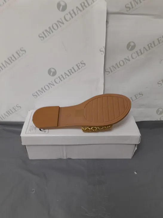 UNBRANDED LADIES GOLD SLIDERS SIZE EU 38