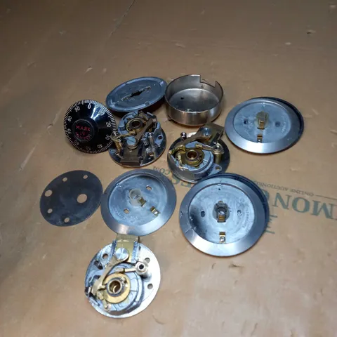 LOT OF ASSORTED LOCKS, FITTINGS AND DIALS 