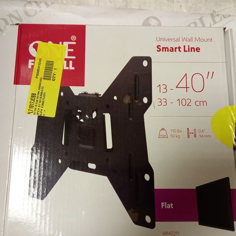 ONE FOR ALL SMART LINE UNIVERSAL WALL MOUNT FOR TVS 13-40 INCH