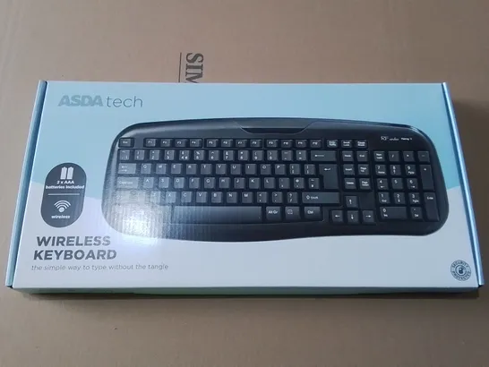 LOT OF 4 BOXED BRAND NEW WIRELESS KEYBOARDS