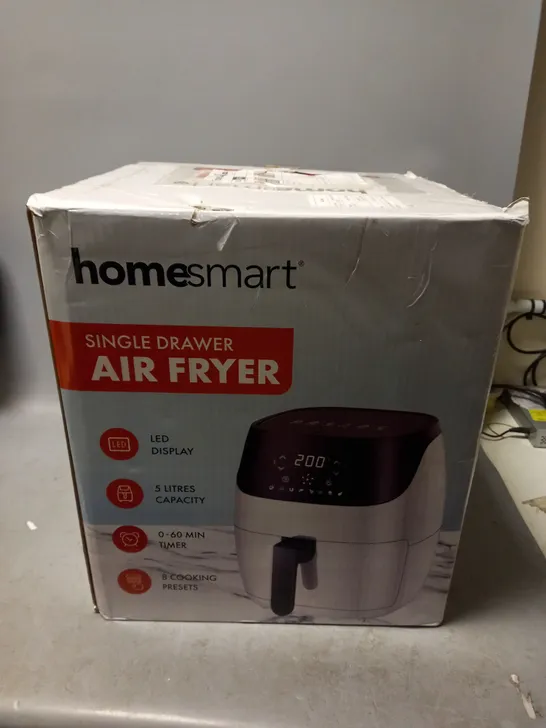 BOXED HOMESMART SINGLE DRAWER AIR FRYER 