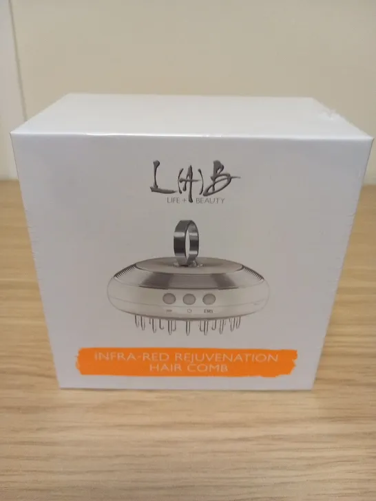 BOXED AND SEALED L.A.B LIFE AND BEAUTY INFRA RED REJUVENATION HAIR COMB