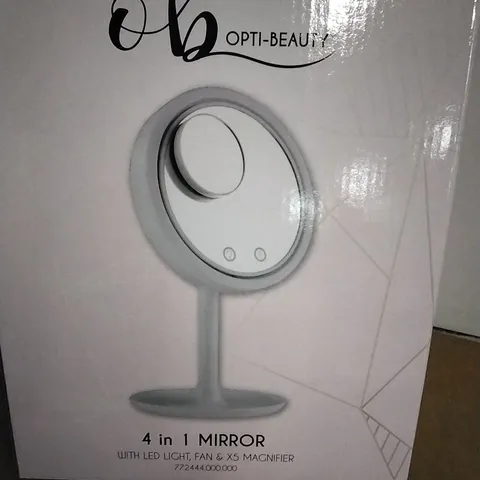 BOXED OPTJ-BEAUTY 4 IN 1 LED MIRROR 