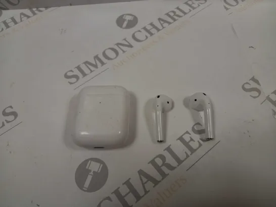 UNBOXED WIRELESS EARBUDS WITH CHARGING CASE WHITE 