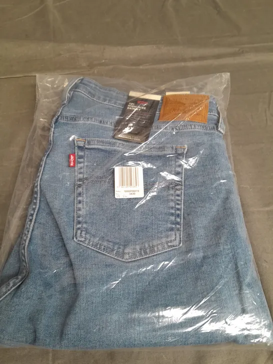 LEVI HIGH RISE SKINNY SLIM FIT JEANS BLUE SIZE 34 X 30