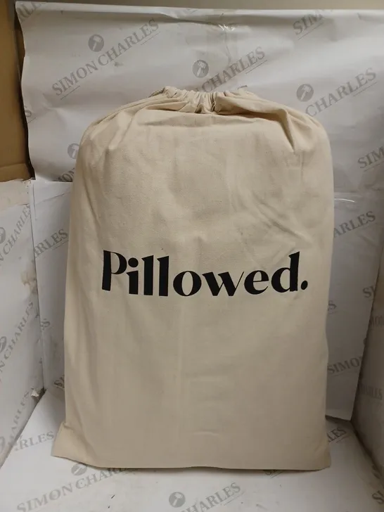 PACKAGED PILLOWED MEMORY FOAM PILLOW. 